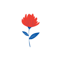 Flower Pulsing Sticker by Healthy Ageing Network Northern Netherlands