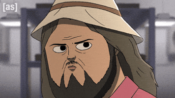 Look Looking Around GIF by Adult Swim