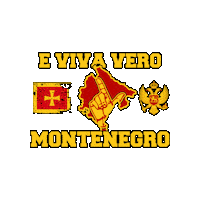 cgdizajn montenegro crna gora mne crnogorci Sticker