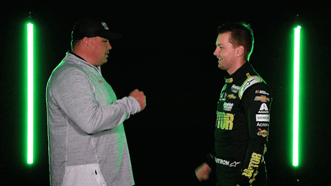 Cup Series Fist Bump GIF by Axalta Racing