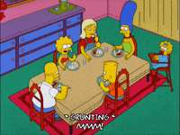 homer simpson eating GIF