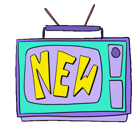 Vintage New Post Sticker by Franziska Höllbacher