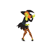Witch Sticker by Harveys Seatbelt Bag