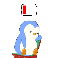 Sad Weekend Sticker by Pudgy Penguins