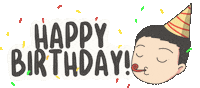 Happy Birthday Party Sticker