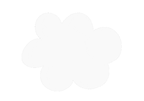 Cloud 白 Sticker