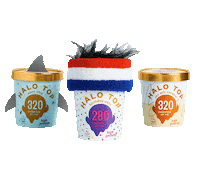 ice cream exercise Sticker by Halo Top Creamery