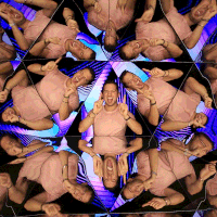 photobooth portrait kaleidoscope timeframe GIF