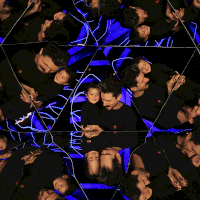 photobooth portrait kaleidoscope timeframe GIF