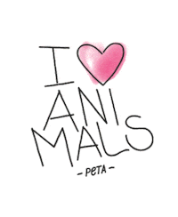 Heart Love Sticker by PETA Deutschland e.V.