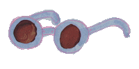 Klyfta party sunglasses glasses accessories Sticker