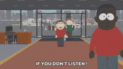 store running GIF by South Park 