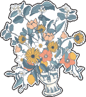 Flowers Spring Sticker by YOOLETTA