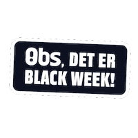 Black Week Sticker by Coop Norge