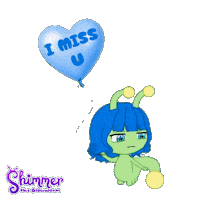 Sad Valentines Day Sticker by ShimmertheGlowworm