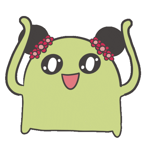 Happy Flower Girl Sticker