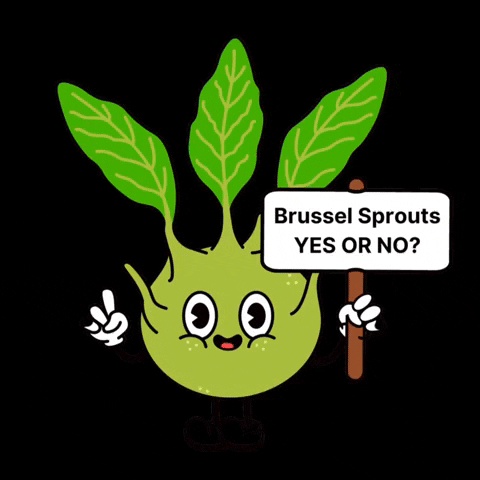 Brussels Sprout Vegetables GIF by The Prepared Performer