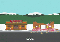 snow mountain GIF by South Park 