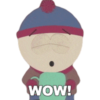 Stan Marsh Wow Sticker by South Park