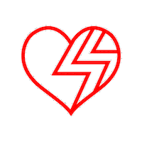 Heart Nothing Sticker by Afta Hill