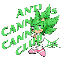 Sonic The Hedgehog Smoke Sticker by DISSONANCE STORE