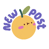 darjadraws new orange newpost upload Sticker