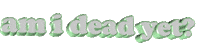 dead 3d words Sticker by AnimatedText
