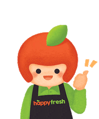 Online Grocery Love Sticker by HappyFresh