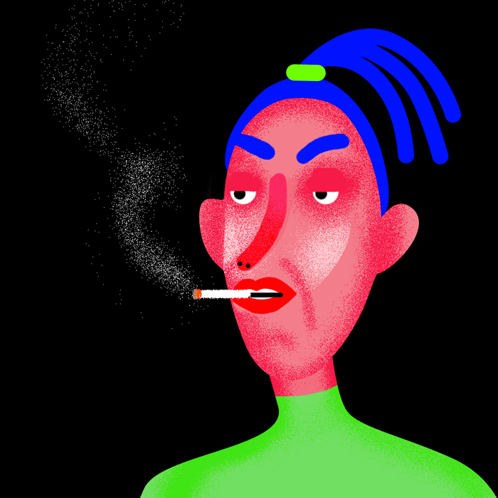 animation smoking GIF by Zita Nagy