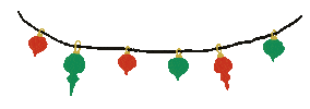 Christmas Lights Sticker