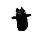 Cat Ghost Sticker