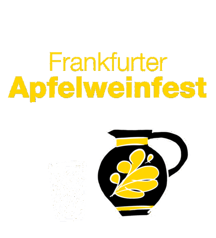 Bembel Ebbelwoi Sticker by visitfrankfurt