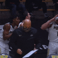 Happy Purdue Basketball GIF by Purdue Sports
