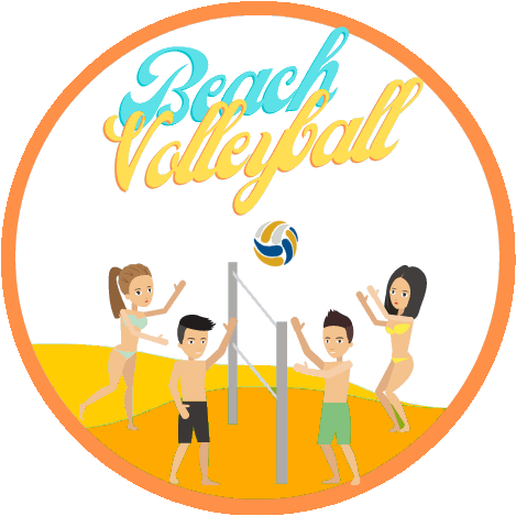 Sport Play Sticker by Aurora Beach Volleyball