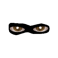 Eyes Shatter Sticker by Tasha Zima