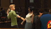 slap yes GIF by The Sims