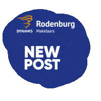 Sticker New Post Sticker by Rodenburg Makelaars