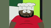 scared chef GIF by South Park 