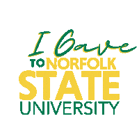 I Gave To Nsu Sticker by Norfolk State University
