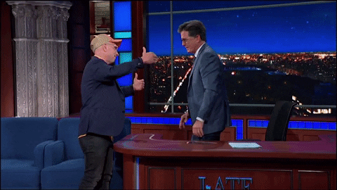 Stephen Colbert Steve GIF by The Late Show With Stephen Colbert
