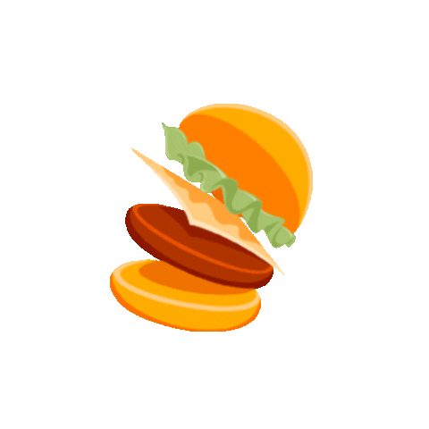 cielomagicomx giphyupload burger hamburger cielomagico Sticker