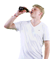 Beer Drinking Sticker by AthletiaSports