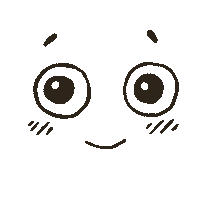 Rapapazzi smile face eyes emoji Sticker