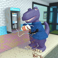 t rex dinosaur GIF by jjjjjohn