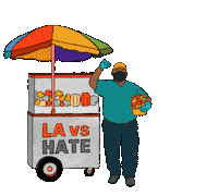 Speak Out Los Angeles Sticker by LA vs. Hate