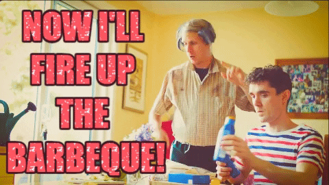 Holiday Barbeque GIF by FoilArmsandHog