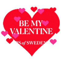 Be My Valentine Sticker by Ps of Sweden