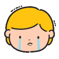 Sad Cry Sticker by iROiRO