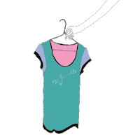 Clothes Shirt Sticker