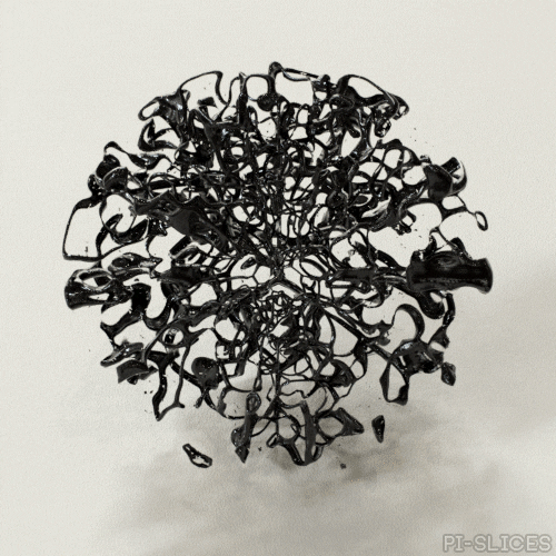 Black And White Art GIF by Pi-Slices